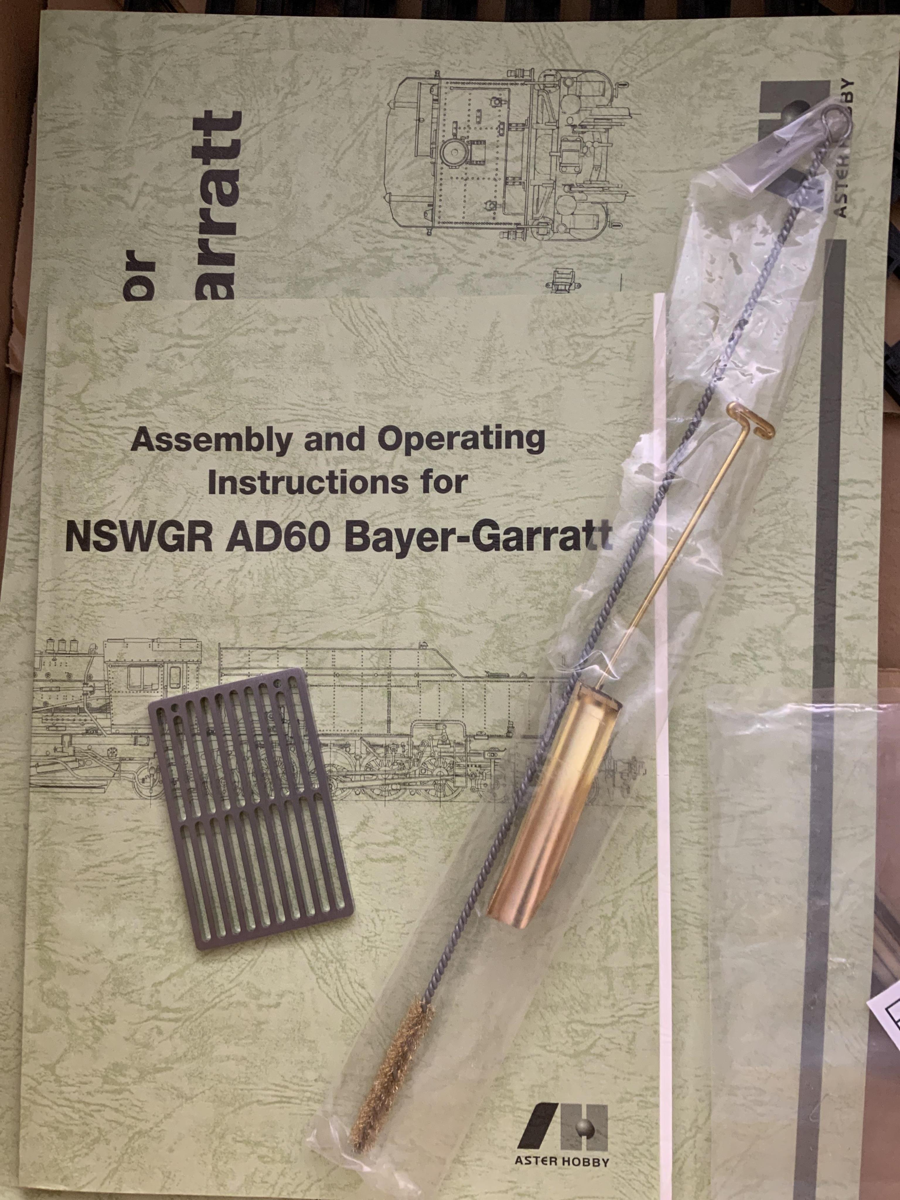 A Gauge One Aster Hobbies live steam Australian NSWGR AD60 Class, Bayer-Garratt 4-8-4+4-8-4 locomotive (from the 2009 production run), 6040, the kit built version, spirit fired working four cylinder motion, with grate an